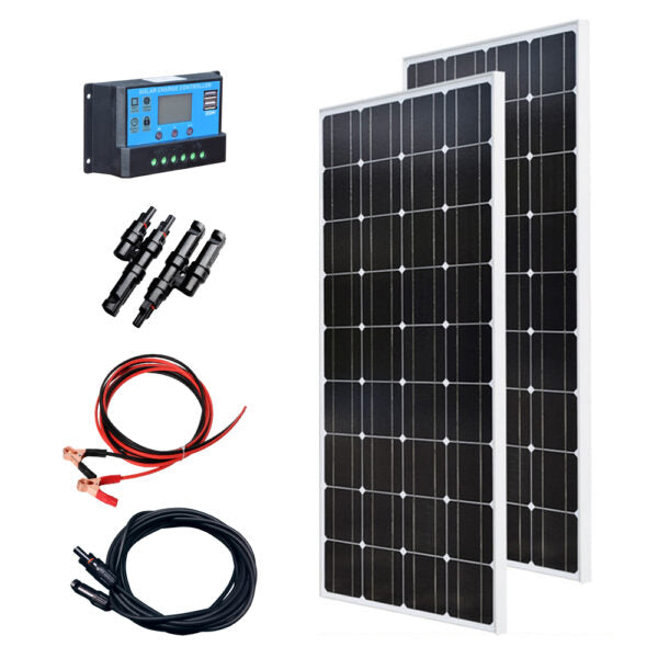 Solar Scout 200watt Monocrystalline Solar Panel Kit